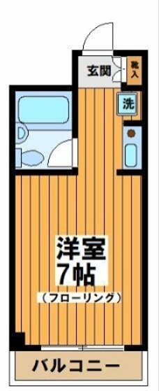藤和シティスクエア桜上水 206号室 間取り