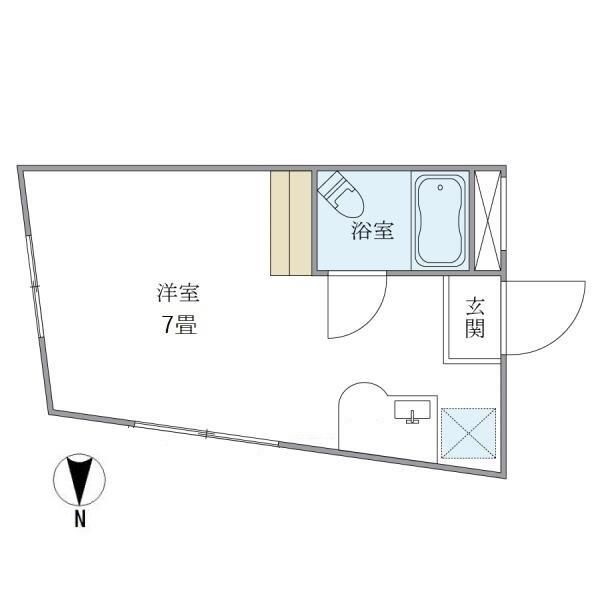ベストワン 103号室 間取り