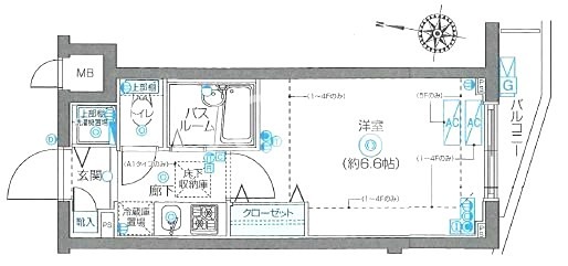 フェニックス西新宿壱番館 202号室 間取り