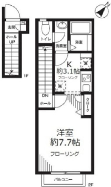 パストラル成城 202号室 間取り