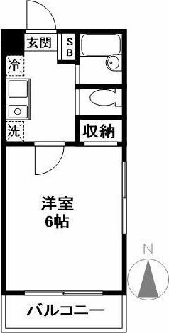 アーケイディア 203号室 間取り