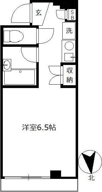 ＣＯＭ　Ｙ・Ｓ 102号室 間取り