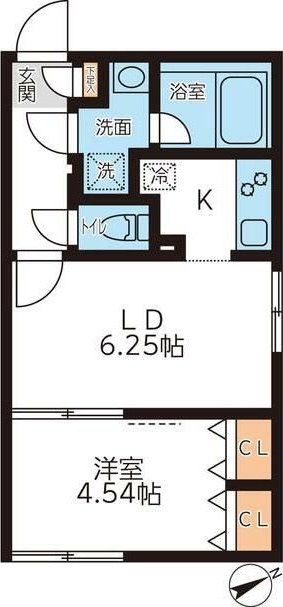 ＰＡＳＥＯ新宿 305号室 間取り
