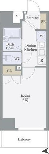 エクシム板橋区役所前 702号室 間取り