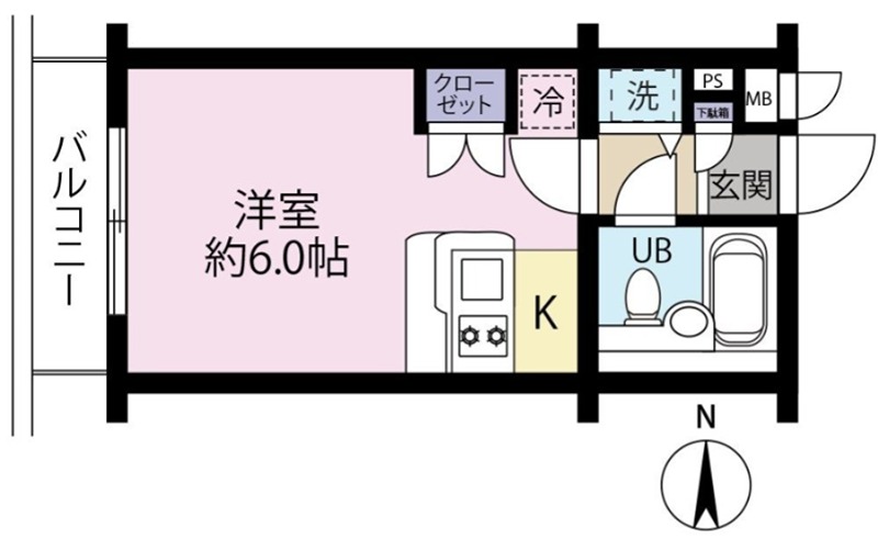 ワコーレ等々力Ⅱ 303号室 間取り