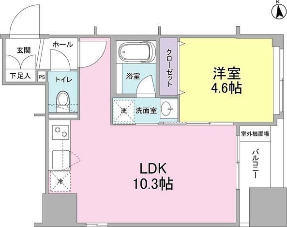 リバーレ東新宿 302号室 間取り