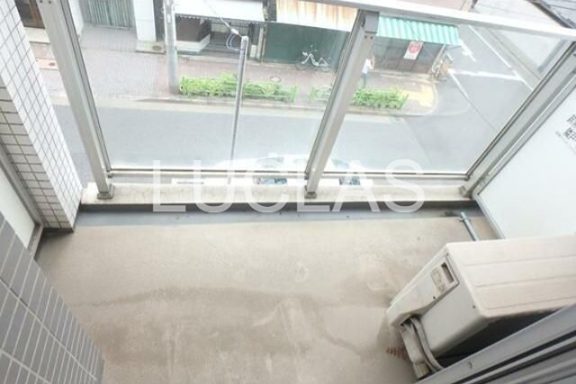 ドゥーエ新富町 ベランダ