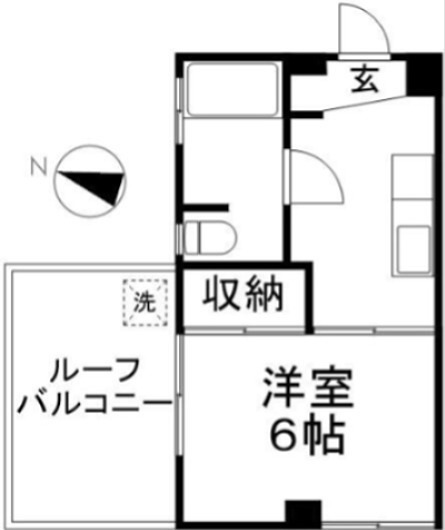 下落合ハイム 301号室 間取り