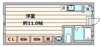 かつらマンション 2号室 間取り