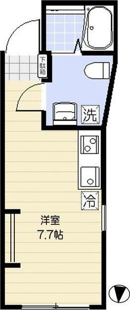 レオリオ 203号室 間取り