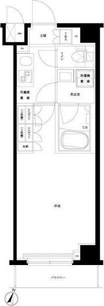 ルーブル板橋泉町壱番館 402号室 間取り