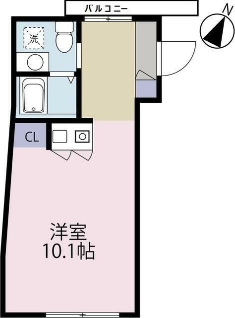 ＨＪ　ＰＬＡＣＥ　ＮＩＳＨＩＨＡＲＡ 301号室 間取り