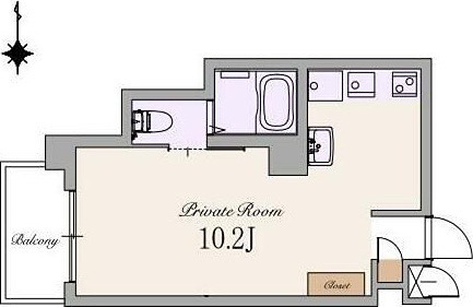 ロイヤルパレス清水町 601号室 間取り