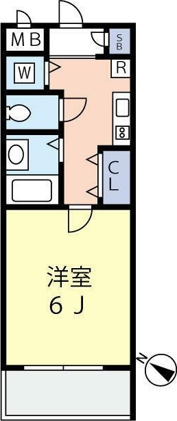 グランヴァン初台 209号室 間取り