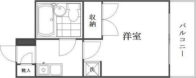 エヴェナール要町 105号室 間取り