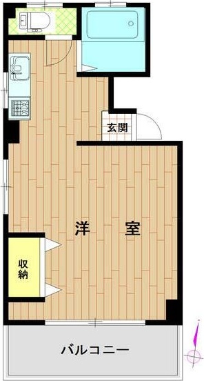 シャレー南台 202号室 間取り