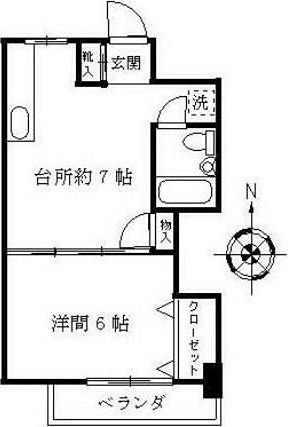 ライプワン目白 702号室 間取り