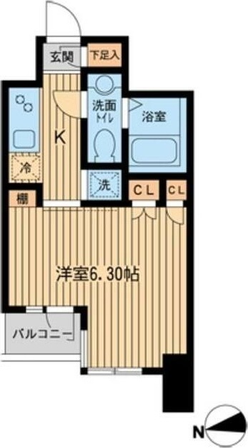 ＫＤＸレジデンス東新宿 1006号室 間取り