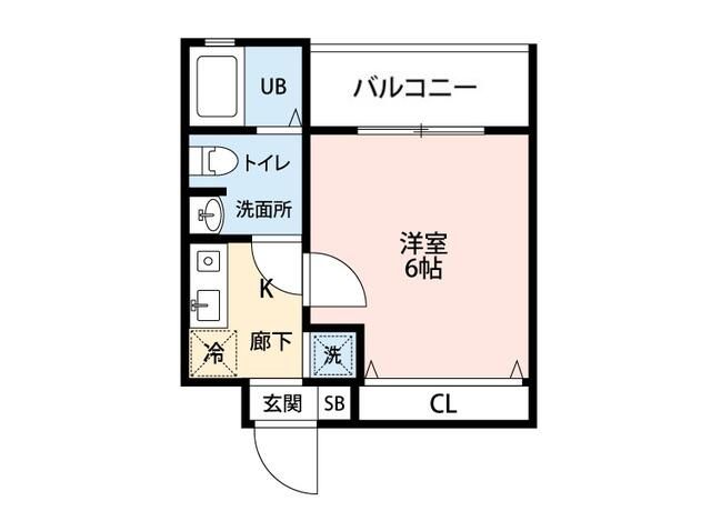 コムネット東府中 201号室 間取り