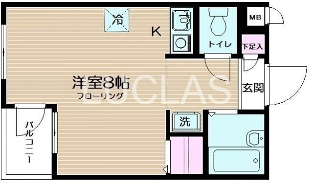サニーコート 306号室 間取り
