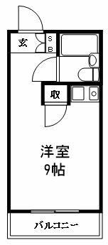 メルツ若宮 202号室 間取り