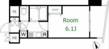 エクセリア代々木 1003号室 間取り