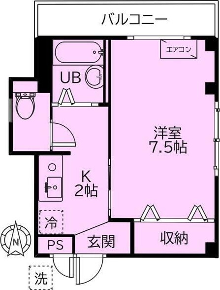 メゾンボヌール 302号室 間取り