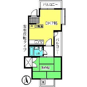 ＴＡＯＲＭＩＮＡ 102号室 間取り
