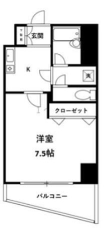 東海須田町ビル 802号室 間取り