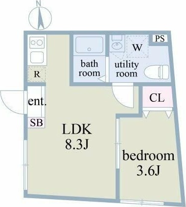 ＤＯＬＣＩ中野富士見町 502号室 間取り