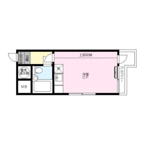 コーポ鎧 201号室 間取り