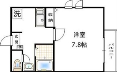 パークメゾン本駒込 201号室 間取り
