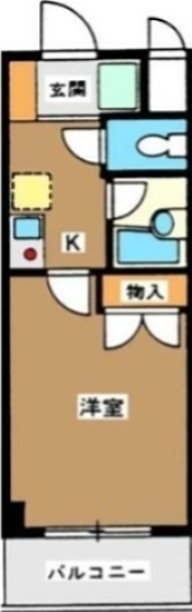 ＥＶＡＮＳ都立大 302号室 間取り