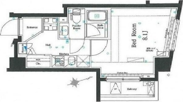 AZEST上板橋 310号室 間取り