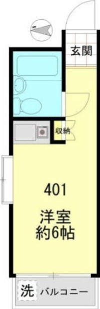 リバティパレス目白 401号室 間取り
