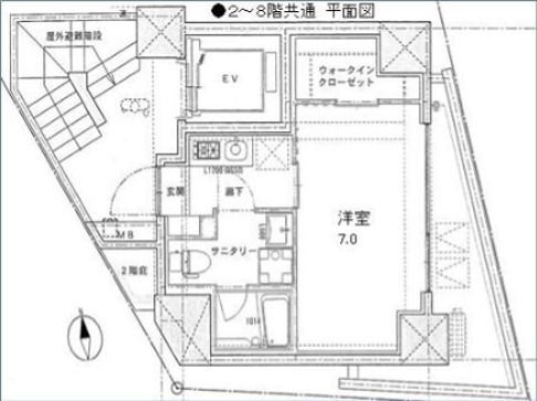 外苑キリンビル 601号室 間取り