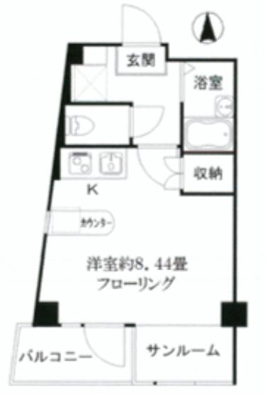 アートフル上石神井Ⅱ 303号室 間取り