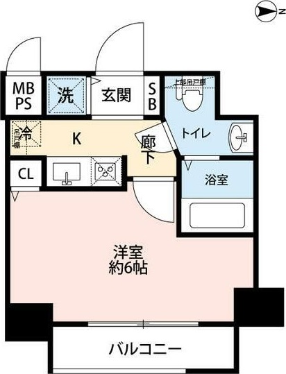 ロイヤルアメニティー西戸山 605号室 間取り