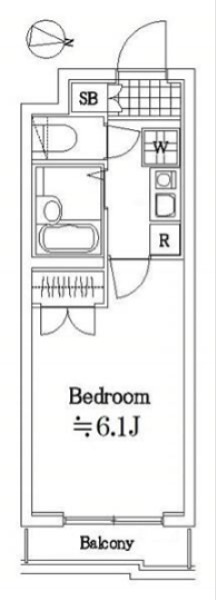 アヴァンティ哲学堂公園 210号室 間取り