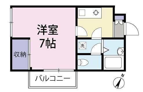 アーデル中野 203号室 間取り