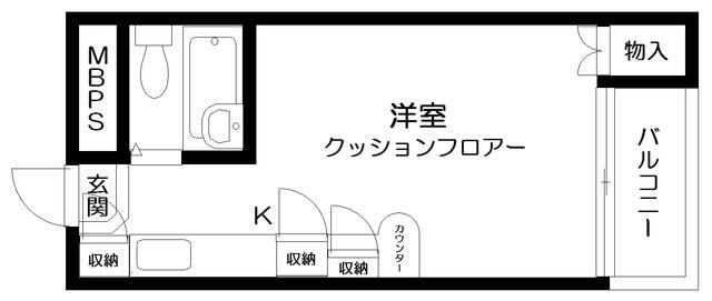 ラ・レジダンス・ド・リュックス 405号室 間取り