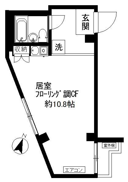 レザン池尻 306号室 間取り