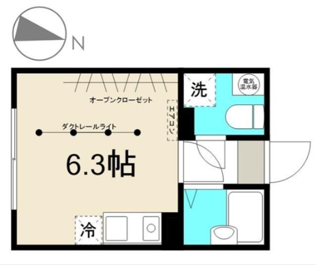 ＣＯＣＯＦＬＡＴ幡ヶ谷 101号室 間取り
