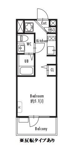 プライマル下北沢 205号室 間取り
