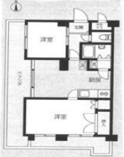 コンチネンタルハイツ御殿山 301号室 間取り