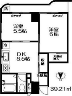 ハイコーポ明大前 403号室 間取り