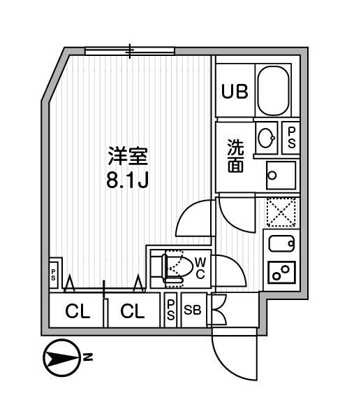 ＡＬＴＥＲＮＡ祐天寺 間取り図