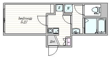 ザ・クラスアーバンス早稲田南 302号室 間取り