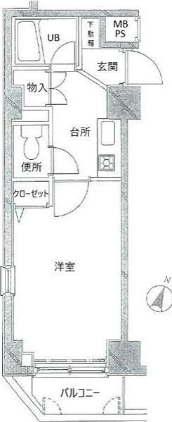 ダイホ―プラザ高田馬場Ⅱ 904号室 間取り