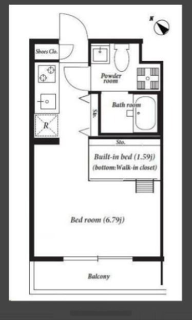 Graces東中野 203号室 間取り